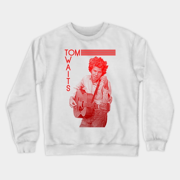 Tom Waits Crewneck Sweatshirt by darklordpug